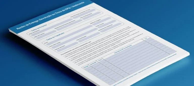 Recibo de Entrega, Devolução ou Troca de EPIs | Vestimentas