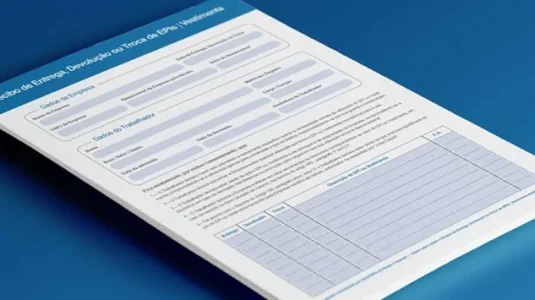 Recibo de Entrega, Devolução ou Troca de EPIs | Vestimentas