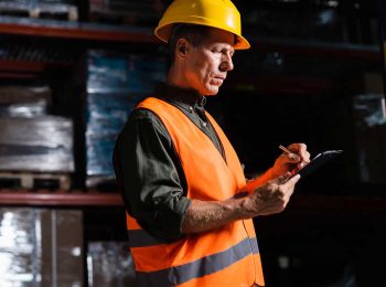 gestor de revenda de epi conferindo estoque para ajustar politica de precos